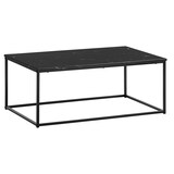 thumbnail of Couchtisch 100x60x40 cm mit Marmor Optik Schwarz, Wohnzimmertisch mit Metall-Gestell, Sofatisch Eckig Tisch Wohnzimmer,