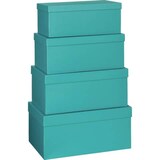 thumbnail of Geschenkkarton One Colour, 4-teilig, türkis