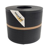 thumbnail of zaun|zu® Sichtschutzstreifen Polyal ECO Gelocht QUADRAT Streifen Schwarz 26m