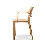 thumbnail of Chaise de salle à manger moutarde style vintage avec accoudoirs