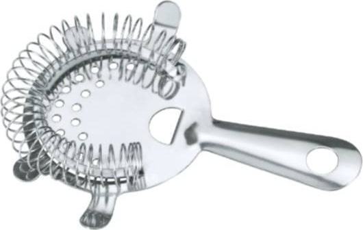 METRO Professional Coador de cocktail Hawthorne, aço inoxidável, Ø 8,8 cm, prateado
