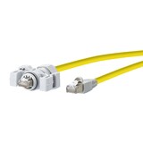 thumbnail of METZ CONNECT E-DAT Industry Patchkabel V6, IP67 - RJ45, 1 m