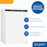 thumbnail of Exquisit Kühlschrank mit Gefrierfach, 107 Liter Nutzinhalt, 4-Sterne-Gefrierfach, Kühlschrank, 55 cm Breite, Kühlschrank klein, KS516-4-051C weiss