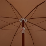 thumbnail of Helloshop26 - Sonnenschirm für den Außenbereich mit Stahlstange 240 cm taupe 02_0008102