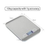 thumbnail of Digitale Digitalwaage Küchenwaage Haushaltswaage 10kg