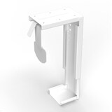 thumbnail of TecLines TPH001W PC Halterung Untertisch 80-220 mm, weiß
