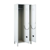 thumbnail of Armadio spogliatoio lamiera verniciata con 2 ante – L680xP350xH1795 mm