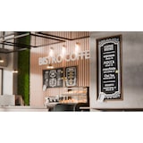 thumbnail of ALLboards Lavagna magnetica da gesso nera 200x100 cm con cornice in legno