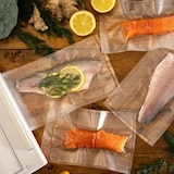 thumbnail of Bolsas Vacío Gofradas  180 G/M2 90Μ 20X30 Cm Transparente Pa/Pe (100 unidades)