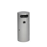 thumbnail of PROREGAL Kombiascher mit Einflügeltür | Ascher innen | 90 Liter, HxBxT 124,5x42x42cm | Verzinkter Stahl | Silber | Mülleimer Aschenbecher Abfalleimer