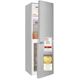 thumbnail of Exquisit Kühl-Gefrierkombination, 193 Liter, Standgerät, No-Frost, LED, leise 41 dB, 4-Sterne-Gefrieren, Umluft, kompakt, KGC195-65-NF-330E silber