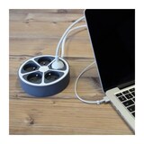 thumbnail of Chacon Multiprise Bureau 16a.250v-max 3680w  5x16a Cable 1,5m- Couleur Gris -interrupteur