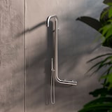 thumbnail of ARBORÉIA Sined Chuveiro exterior montado na parede em aço inoxidável 316L com entrada de água quente e fria, Inox