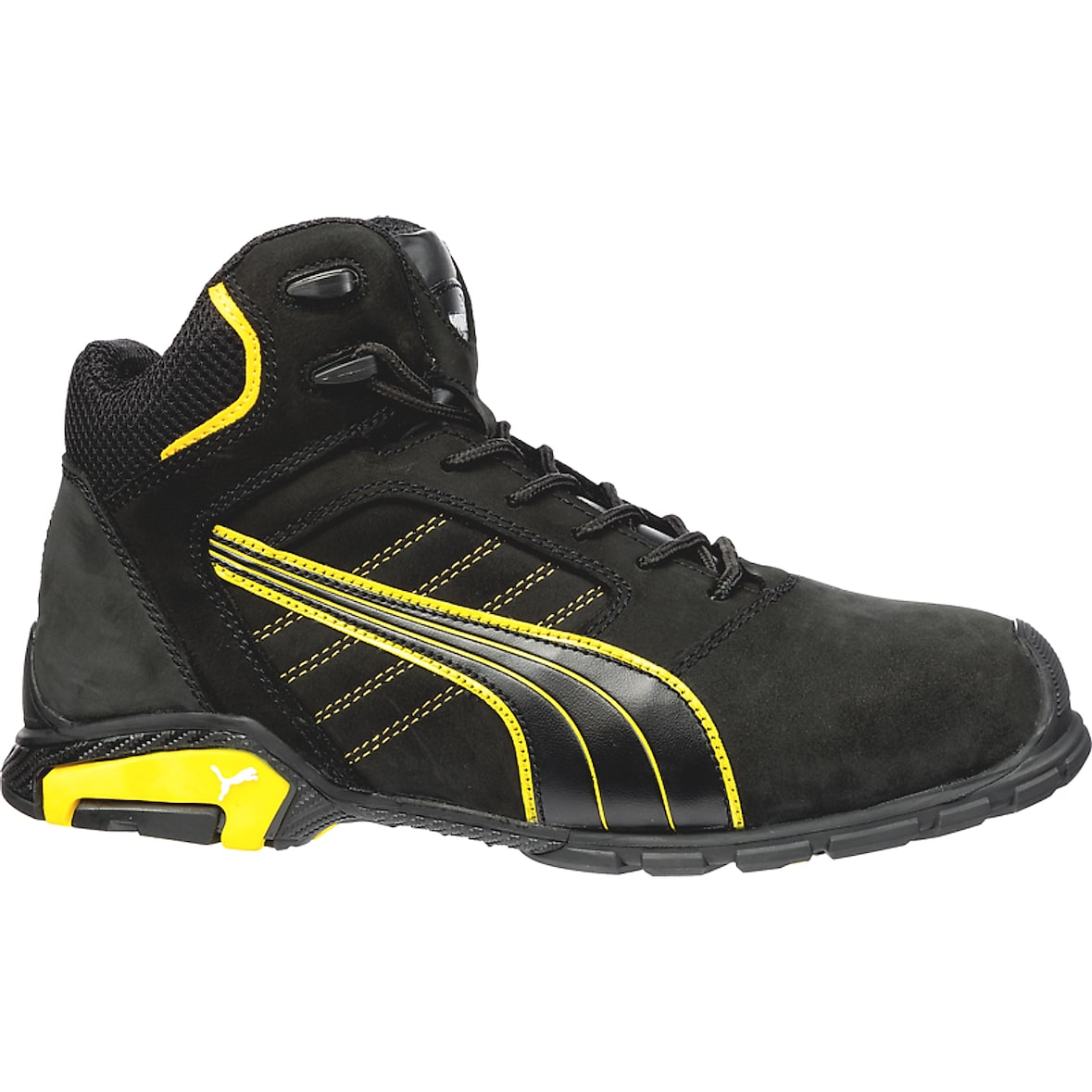 PUMA Safety Amsterdam Mid 632240-47 Sicherheitsstiefel S3 Schuhgröße (EU): 47 Schwarz, Gelb 1 St.