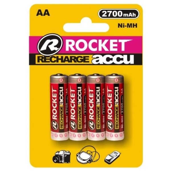 Rocket Digital Akku R6-AA-Mignon 2700 mAh  4er Blister