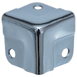 thumbnail of HMF 14965-09 Eckenschutz aus Metall für Koffer, 8 Stück, 18 x 18 x 18 mm, Silber verzinkt