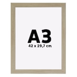 thumbnail of Cadres Bois A3 Profilé 30 mm aspect Chêne