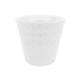 thumbnail of Prosperplast - Pflanztopf aus synthetischem Rattan 28L in Weiß, 40 x 37 cm