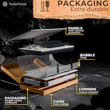 thumbnail of TwinThink Taquillas Vestuario 180cm de 12 Puertas Taquilla Metalica con Llave Taquillas Vestuario Taquilla Vestuario Metalicas (Blanco y Negro)