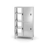 thumbnail of Hendi Durchreicheschrank mit Schiebetüren und Trennwand Kitchen Line1000x600x1800mm
