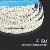 thumbnail of V-TAC Strip LED SMD2835 20W/m 5m 240 LED/m 2000Lm/m 12V 6400K IP20