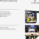 thumbnail of Klarstein Vinovilla 17 Built-In Duo Zweizonen-Weinkühlschrank 53l 17 Fl. 3-Farben Glastür Weißes Glas