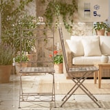 thumbnail of Silla de jardin Asina Marrón antiguo