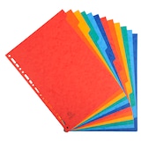thumbnail of EXACOMPTA Jeu d'intercalaires 12 positions en carte lustrée 3/10e format A4 225g