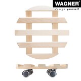 thumbnail of WAGNER Pflanzenroller PALETTI Ø 35 x 8 cm, für den Innenbereich, Buchenholz, natur, Tragkraft 100 kg, EU Ware - 20031901