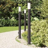 thumbnail of vidaXL Pollerleuchten mit Sensor&Steckdose 3er 110 cm Edelstahl IP44
