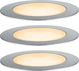 thumbnail of Paulmann Plug & Shine LED Bodeneinbauleuchte Floor Basisset Insektenfreundlich IP67 2200K 3x2W  21VA Silber 94722