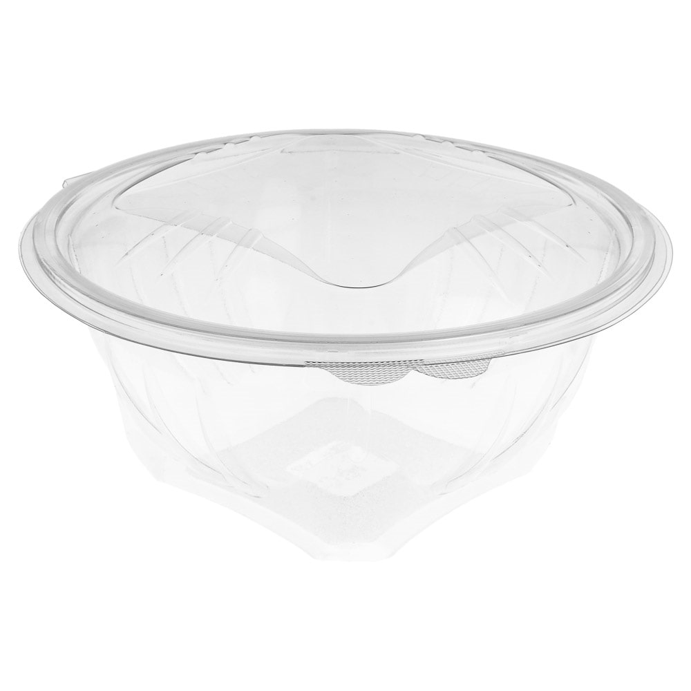 Ensaladeras Con Tapa Bisagra 1500 Ml Ø 18,2X12,1 Cm Transparente Rpet (300 unidades)