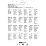 thumbnail of Bier-Fitting für Reinigungsbehälter aus Edelstahl, Art:flach- fitting