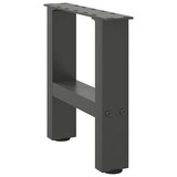 thumbnail of vidaXL Couchtischbeine Anthrazit 2 Stk. 40x(30-31) cm Stahl