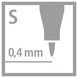 thumbnail of STABILO Pochette 4 marqueurs pointe super fine OHPen permanent 0,4 mm