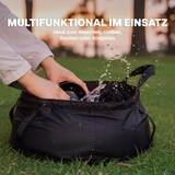 thumbnail of EVOCAMP Faltbare Spülschüssel, 8,5 L, Wasserdicht und hitzebeständig, Schwarz, Platzsparend und hygienisch