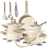 thumbnail of Batterie de cuisine 14 pièces Antiadhésif en Granit beige - Tous feux dont induction Just perfecto JL-888 usage non-intensif Just Perfecto