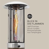 thumbnail of Goldflame Deluxe Terrassenheizstrahler 36.000BTU/11kW mobil Edelstahl Bronze-Metallic