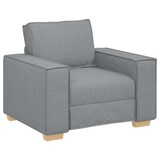 thumbnail of vidaXL Sofa Stuhl Hellgrau 100x78x84 cm Stoff
