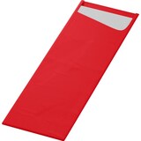 thumbnail of 240 Serviettentaschen / Bestecktaschen Duni Sacchetto® Slim Dunisoft® Rot