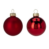 thumbnail of WellHome - Conjunto de 16 Bolas de Natal Vermelhas Ø3,5cm - Brilhante e Fosco