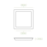 thumbnail of greenbox - Pratos de cana-de-açúcar 20 x 20 cm, quadrado, 500 un.