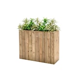 thumbnail of HORTALIA Floreira Alta de Madeira Separadora de Terraços Autoportante 100 x 34,5 x 80 cm