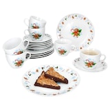 thumbnail of 18tlg Kaffeeservice Candyman Porzellan 6 Pers. Tassen Untertassen Teller eisblau