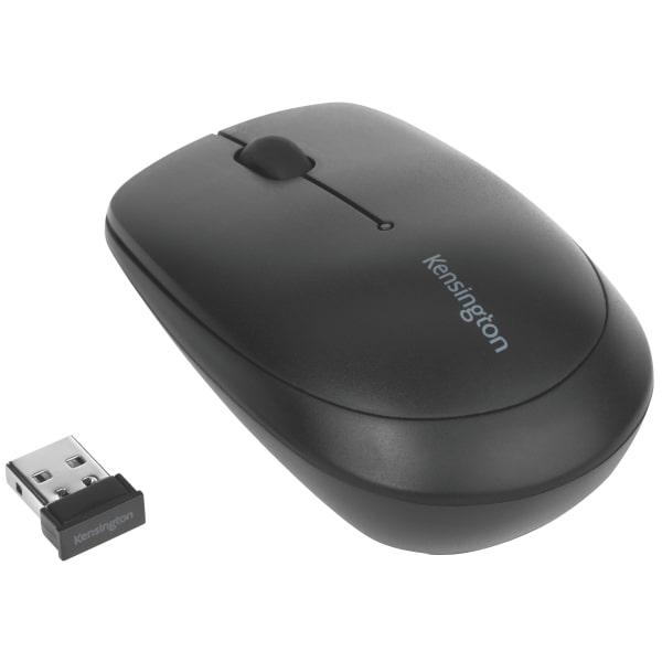 Kensington Mouse wireless Pro Fit, sensore laser a 1000 Dpi, connessione wireless a 2,4 GHz, nero, K72452WW