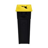 thumbnail of ROSSIGNOL Poubelle mobile 65L ouverture calibrée MOVATRI GREEN jaune