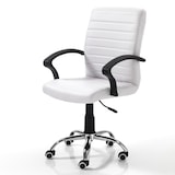 thumbnail of Oreste Luchetta poltrona da ufficio TACHIE HIGH WHITE in pelle sintetica H.94 x L.57 x P.62 cm Bianca