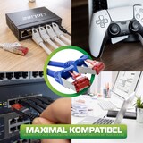 thumbnail of InLine® Patchkabel, S/FTP (PiMf), Cat.6, 250MHz, PVC, Kupfer, orange, 20m