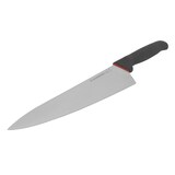 thumbnail of Schneider - S-Grip Kochmesser, breite Klinge, Griff: schwarz, rot, 260 mm
