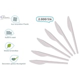 thumbnail of Messer, Plastikmesser, Mehrwegbesteck, 16 cm, 2.000 Stk, weiß, robust, Premium Qualität